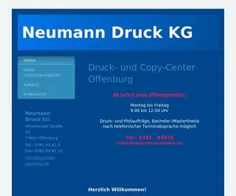 Druckerei-Neumann.de(Neumann Druck KG) Screenshot