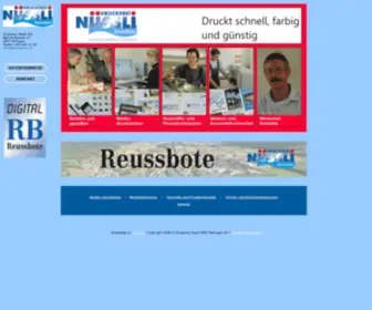 Druckerei-Nuessli.ch(Nüssli) Screenshot