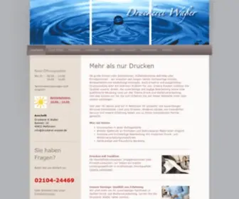 Druckerei-Wasser.de(Druckerei Waßer) Screenshot