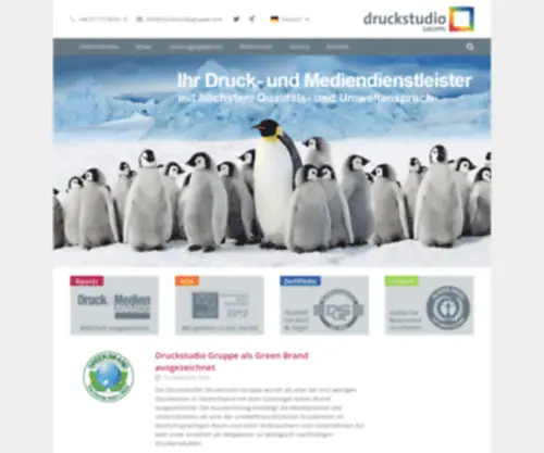 Druckstudiogruppe.com(Druckstudiogruppe) Screenshot