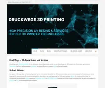 Druckwege.de(DruckWege bietet 3D) Screenshot
