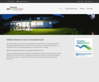 Druckwerkstatt.ch(Druckwerkstatt) Screenshot