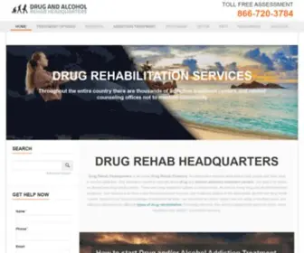 Drug-Rehab-Headquarters.com(Alcohol Addiction Rehab Centers) Screenshot