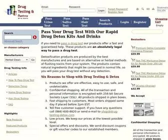 Drug-Testing-Detox.com(Drug Testing & Detox) Screenshot