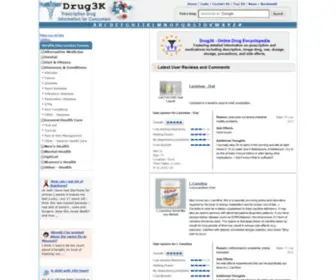 Drug3K.com(Pill identification) Screenshot