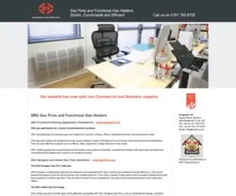 Drugasar.co.uk(Domestic and Commercial Gas Fires from Dru Gas Fires) Screenshot