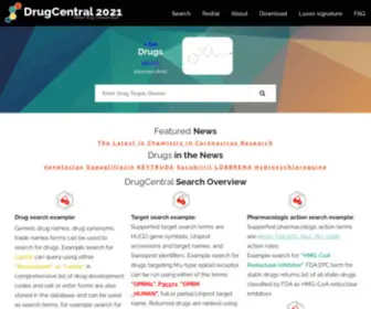 Drugcentral.org(Drugcentral) Screenshot