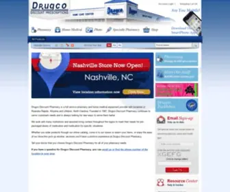 Drugcopharmacy.com(Serving North Carolina Patients Since 1987) Screenshot