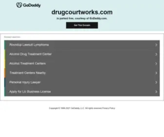 Drugcourtworks.com(Professional Garments for National Association of Drug Court Professionals) Screenshot