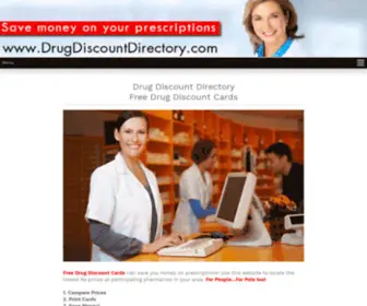 Drugdiscountdirectory.com(Drug Discount Directory Free Discount Cards Prescription Rx) Screenshot