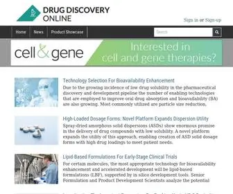Drugdiscoveryonline.com(Drug Discovery Online) Screenshot