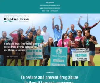 Drugfreehawaii.org(Coalition for a Drug) Screenshot