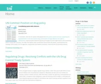 Druglawreform.info(Drug Law Reform in Latin America) Screenshot