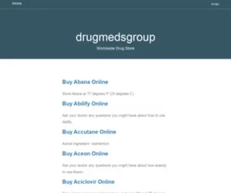 Drugmedsgroup.top(Buy online) Screenshot