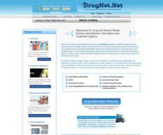 Drugnet.net(Drug and Alcohol Treatment Centers and Addiction Treatment Programs) Screenshot