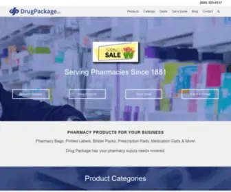 Drugpackage.com(Blister Packs) Screenshot