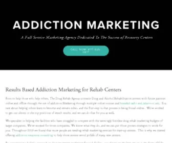 Drugrehab.agency(Addiction Treatment Marketing) Screenshot