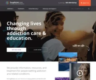 Drugrehab.com(Drug Rehab & Recovery Resources) Screenshot