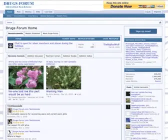 Drugs-Forum.com(Drugs Forum) Screenshot