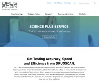 Drugscan.com(DRUGSCAN®) Screenshot