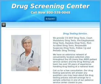 Drugscreeningcenter.com(Call NowDrug Testing) Screenshot