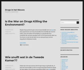 Drugsinhetnieuws.nl(Drugs in het Nieuws) Screenshot