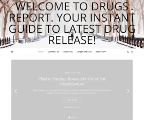 Drugsreport.co.uk(Drugs Report) Screenshot