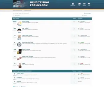 Drugtestingforums.com(Drugtestingforums) Screenshot