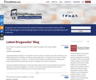 Drugwonks.com(The New) Screenshot