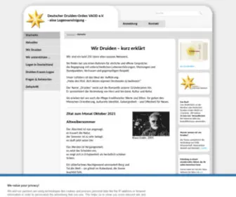 Druiden-Orden.de(Deutscher Druiden) Screenshot