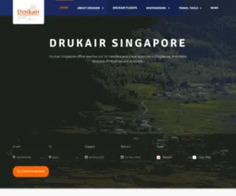 Drukair.com.sg(Drukair Singapore) Screenshot