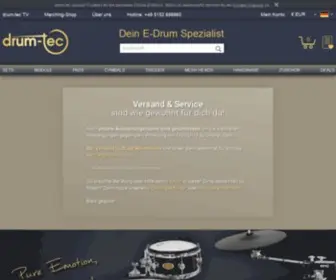 Drum-TEC.de(Entdecke die top marken für e) Screenshot