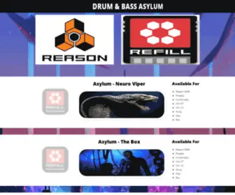 Drumandbassasylum.com(Drum and Bass Asylum) Screenshot