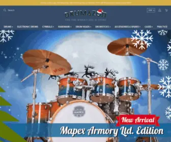 Drumazon.com(Drumazon 'The Drummer's Drum Store') Screenshot