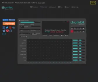 Drumbit.app(Online drum machine) Screenshot
