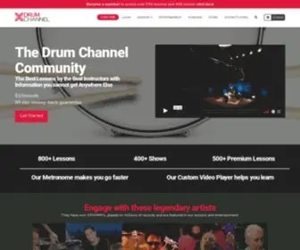 Drumchannel.com(Online Drum Lessons) Screenshot