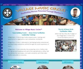 Drumcircle.com(Facilitating Human Potential Through Rhythm) Screenshot