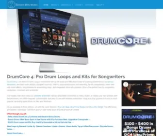 Drumcore.com(Sonoma Wire Works) Screenshot