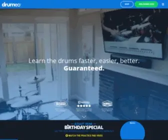 Drumeo.com(Reach your drumming goals) Screenshot