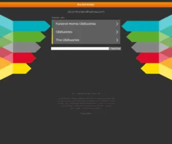 Drumfuneralhome.com(drumfuneralhome) Screenshot