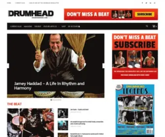 Drumheadmag.com(Drumhead Magazine) Screenshot