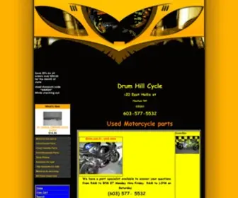 Drumhillcycle.com(Used Motorcycle Parts Store) Screenshot