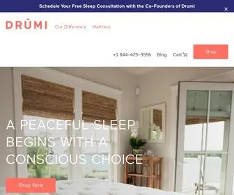 Drumi.com(Comfortable, Cooling Mattresses For Peaceful Sleep) Screenshot