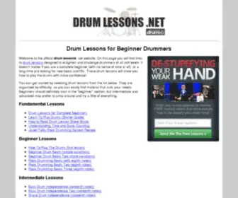 Drumlessons.net(Beginner Drum Lessons) Screenshot
