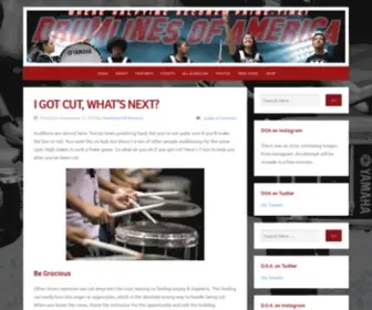 Drumlinesofamerica.com(Where halftime becomes prime) Screenshot