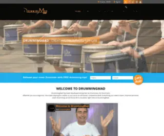 Drummingmad.com(Drummingmad) Screenshot