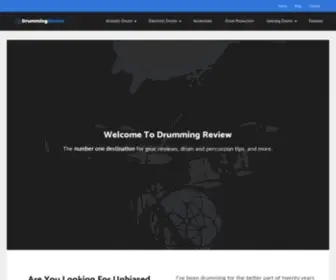 Drummingreview.com(Drumming Review) Screenshot