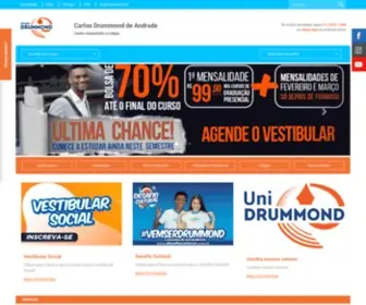 Drummond.com.br(Grupo Educacional Drummond) Screenshot