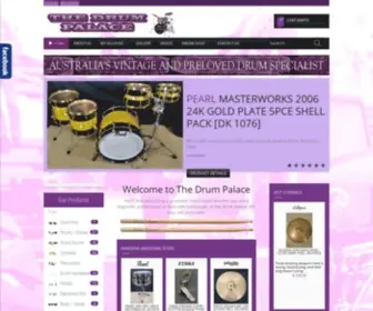 Drumpalace.com.au(The Drum Palace) Screenshot