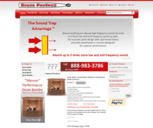 Drumperfect.com(Drum Shields) Screenshot
